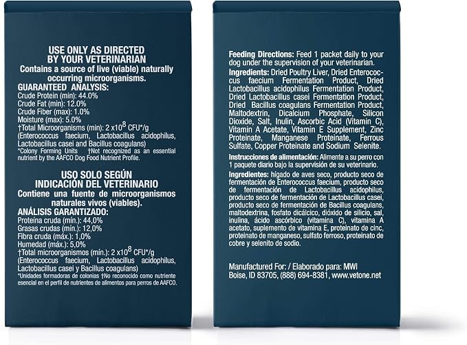 VetOne Advita Probiotic Nutritional Supplement for Dogs - 30 Packets