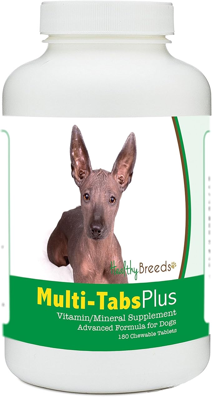 Healthy Breeds Xoloitzcuintli Multi-Tabs Plus Chewable Tablets 180 Count