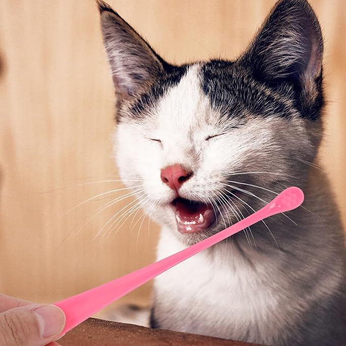 SEWACC 2Pcs Soft-Bristle Pet Toothbrush for Dogs and Cats Lightweight Oral Care Tool with Ergonomic Anti-Slip Handle Gentle Gum Massage and Teeth Cleaning for Pets