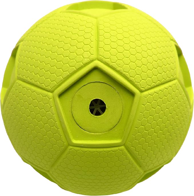 Nerf Dog 4in Soccer Squeak Ball Green, Dog Toy, Model Number: 2172