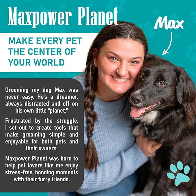 Maxpower Planet Pet Grooming Rake and Mini Pet Hair Remover Tool, Mini