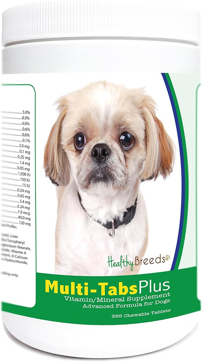 Healthy Breeds Peekapoo Multi-Tabs Plus Chewable Tablets 365 Count