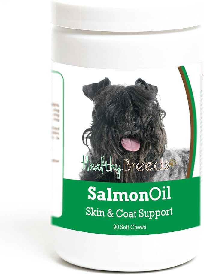 Healthy Breeds Kerry Blue Terrier Salmon Oil Soft Chews 90 Count, Brown