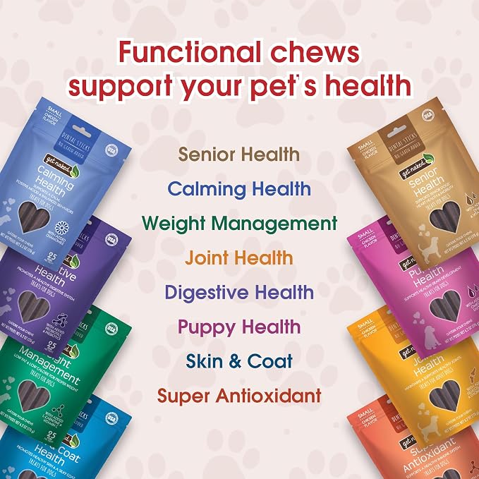 Get Naked Grain Free 1 Pouch 6.6 Oz Joint Health Dental Chew Sticks, Large