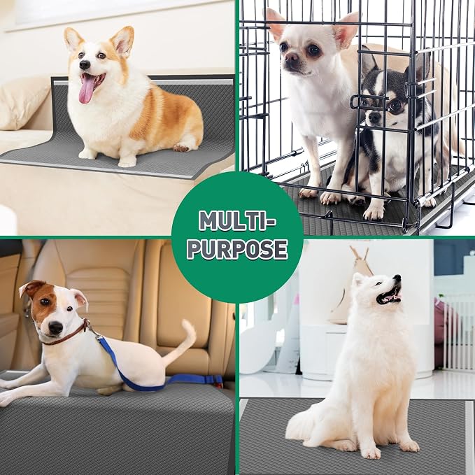 31"x47" Activated Charcoal Dog Pee Pads - 50 Count,Extra Large,Super Absorbent, Leakproof, Long-Lasting Odor Control, Ideal for Large Dogs and Potty Training Puppies