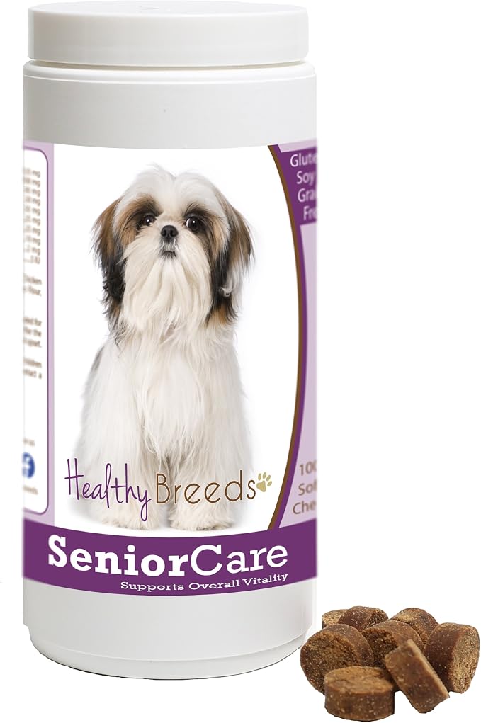 Healthy Breeds Shih Tzu Senior Dog Care Soft Chews 100 Count