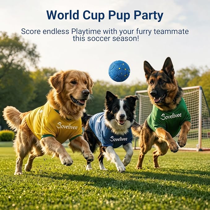 Smart Interactive Dog Ball, Automatic Moving Dog Toy with 3 Play Modes, Durable E-TPU Material, IP65 Active Moving Pet Toy Ball for Medium and Large Dogs, Blue