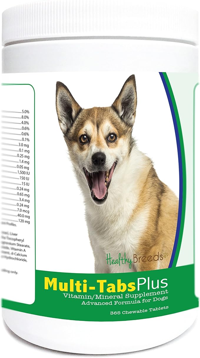Healthy Breeds Norwegian Lundehund Multi-Tabs Plus Chewable Tablets 365 Count