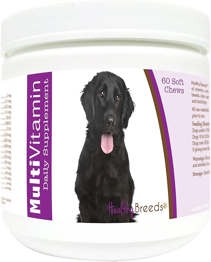 Healthy Breeds Flat Coated Retriever Multi-Vitamin Soft Chews 60 Count (1127-fcre-001)