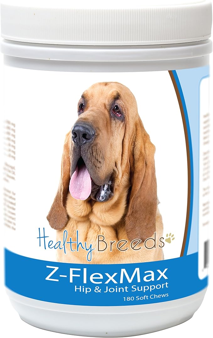 Healthy Breeds Bloodhound Z-Flex Max Dog Hip and Joint Support 180 Count