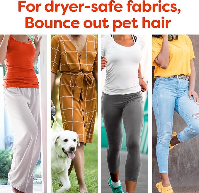 Bounce Pet Hair and Lint Guard Mega Dryer Sheets with 3X Pet Hair Fighters, Fresh Scent, 130 Count (Pack of 3)