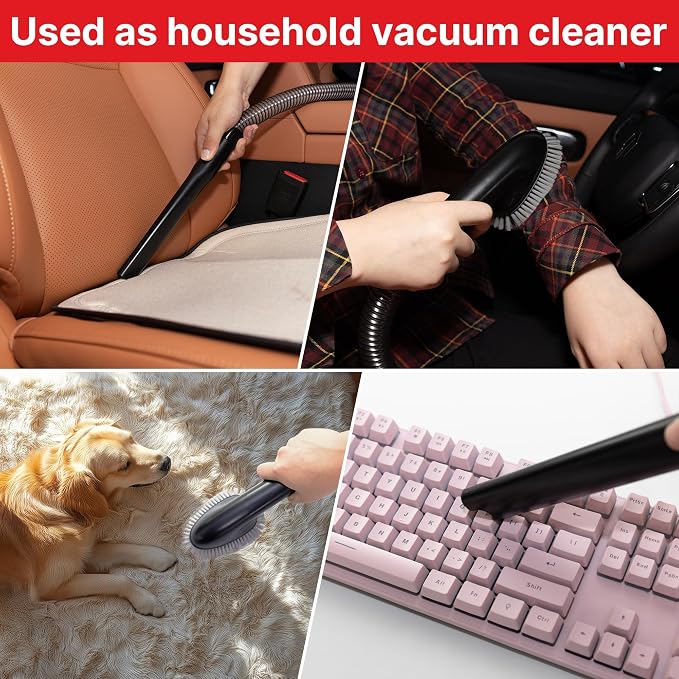 Shop-Vac 4-in-1 Dog Grooming Vacuum, Pet Grooming Vacuum for Shedding