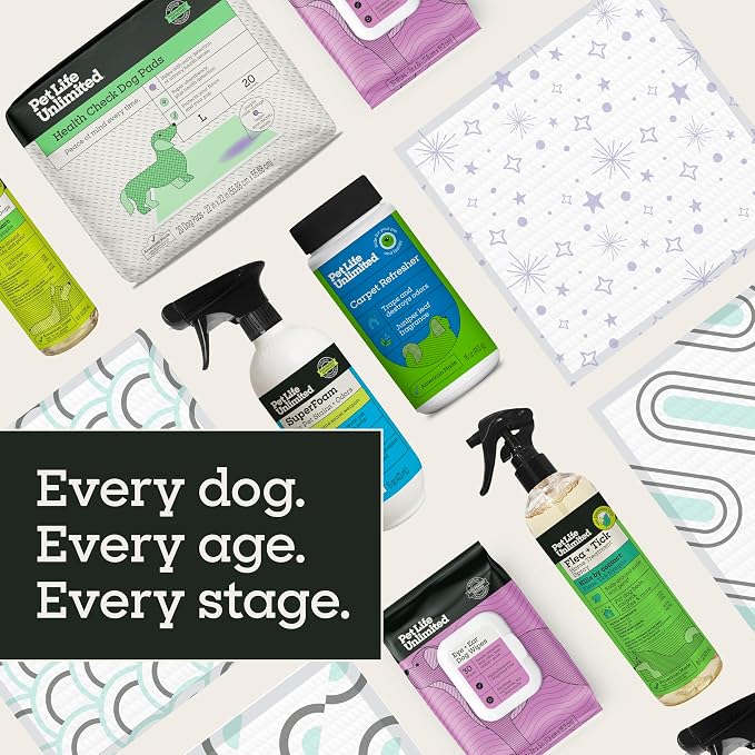 Pet Life Unlimited Heavy Duty 3XL Puppy Pads for Dogs, Potty Training Pee Pads, 52 Count, 36" x 36", Leak-Proof, Super Absorbent, Quick-Dry, Odor Control Clover Leaf Scent, Made in USA