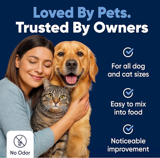Woofy Pancreatin Digestive Support | Pancreatic Digestive Enzymes | 10x Pancreatin | No Odor | Pancreatin for Dogs and Cats | Pancreatic Enzyme | Great for Pets with EPI | 250 Grams