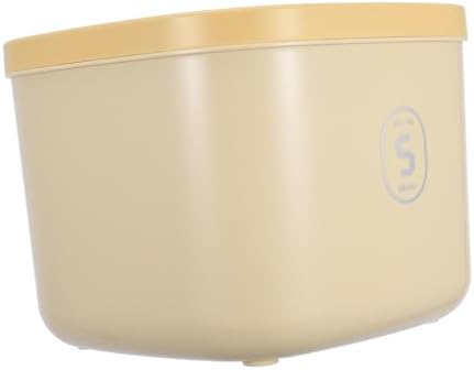 Airtight Vacuum Sealed Small Yellow Grain Bin Moisture-proof Cat and Dog Food Holder for, Small, Yellow