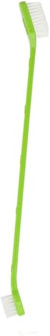 Dual-Head Toothbrush Design Pet Dental Toothpaste,Material: PP Handle + Nylon Bristles,Easy At-Home Use