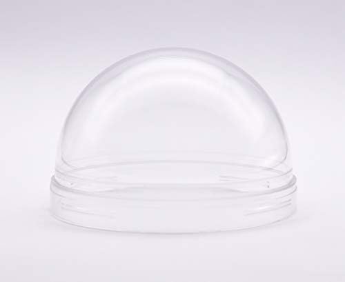 JMX Acrylic/PC CCTV Replacement Clear Camera Dome Cover Security Camera Housing Pet Dog Fence Window Skylight Window (4.2 Inches, Transparent)