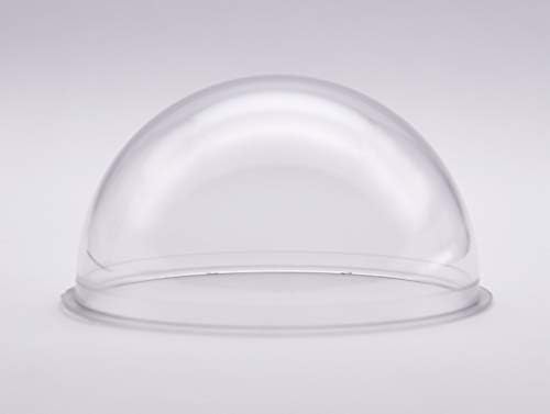 JMX Acrylic/PC CCTV Replacement Clear Camera Dome Cover Security Camera Housing Pet Dog Fence Window Skylight Window (4.4 Inches, Transparent)