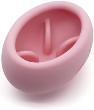 2-in-1 Dog Enrichment Toy & Slow Feeder - Interactive Freeze Licking Bowl and Treat Dispenser for Dogs, Relieves Boredom and Anxiety (5.3" x 3.75" x 2.95", Pink)
