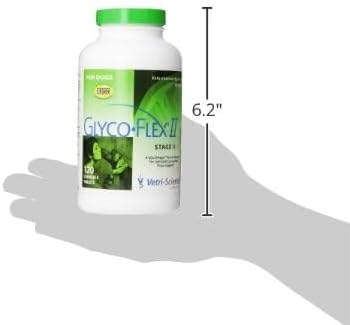 VetriScience Healthy Hip & Joint Chewable Tablets, GlycoFlex2 Glucosamine and Green-Lipped Mussel Joint Support Supplement for Dogs, Promote Mobility and Protect Joints, Chicken, 120 Count, 2 Pack