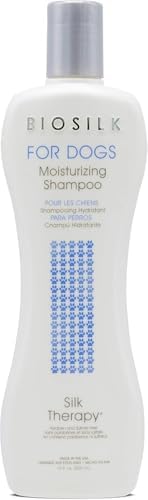 BioSilk for Dogs Silk Therapy Moisture Dog Shampoo, 12 Fl Oz, 2-Pack
