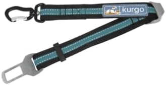 Kurgo Direct to Seatbelt Swivel Tether, Coastal Blue