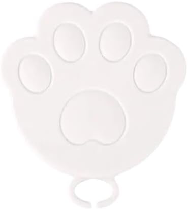 Silicone Pet Food Can Lids, Airtight Cat Food Can Covers for Wet (WHITE)
