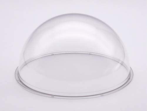 JMX Acrylic/PC Replacement Clear Camera Dome Cover Security Camera Housing Pet Dog Fence Window Skylight Window (5.7 Inches, Transparent)