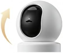 XIAOMI Smart Camera C302, 2K/3MP Indoor Security Camera, Physical Lens Shield, AI Human/Pet/Baby Cry Detection, 360° View, Full-Color Night Vision, Wi-Fi 6, Works w/Alexa & Google Assistant, 1pack