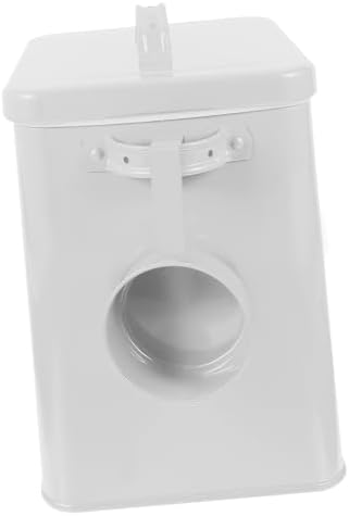 Dog Cat Food Holder Airtight Pet Food Storage Canister for Organizing Dry Food Treats Biscuits Stylish Farmhouse Design Compact Capacity
