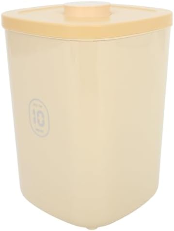 Airtight Pet Food Storage Container Large Capacity Vacuum Sealed Dog and Cat Food Bin Moisture-proof Yellow Storage Bucket for Dry Kibble and Grain