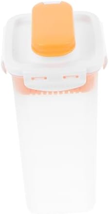 Happyyami Airtight Dog Treat Container Pet Food Storage Bin for Kitchen Counter Space-saving Design and Reusable Puppy Snack Holder