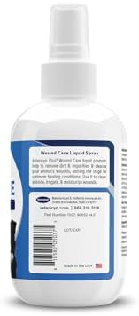 Vetericyn Plus Dog Wound Care Spray | Healing Aid and Skin Repair, Clean Wounds, Relieve Dog Skin Allergies, Safe for All Animals. 3 Ounces (Pack of 2)