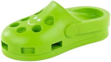 Fuzzl Clog Large Treat Toy for Dogs Puzzle Enrichment Shoe – Natural Rubber Chew Toy – Durable, Interactive Cognitive Feeder – Eco-Friendly, Non-Toxic & Dishwasher Safe – Green
