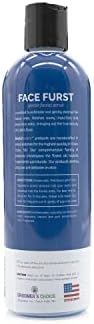 Bark2Basics Face Furst Scrub Dog Shampoo - 16 oz, Exfoliates and Gently Cleans Facial Area, Helps Remove Tear Stains, Blueberry Facial