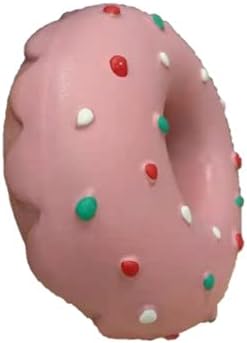 Latex Donut Dog Toy (Pink)
