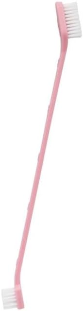 Dual-Head Toothbrush Design Pet Dental Toothpaste,Material: PP Handle + Nylon Bristles,Easy At-Home Use