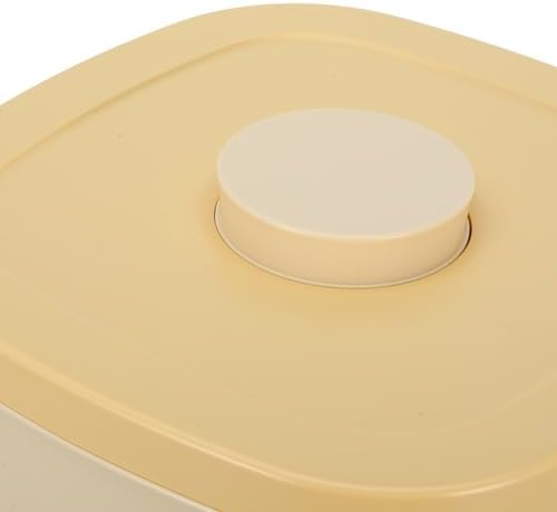 Airtight Vacuum Sealed Small Yellow Grain Bin Moisture-proof Cat and Dog Food Holder for, Small, Yellow