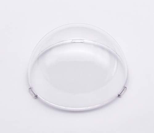 JMX Acrylic/PC CCTV Replacement Clear Camera Dome Cover Security Camera Housing Pet Dog Fence Window Skylight Window (3 Inches, Transparent)