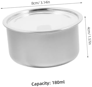 SHOWERORO 6pcs Pet Food Tins Easy Open Dessert Cans for Cat Dog Food Storage, 6-Pack, Aluminium, Silver