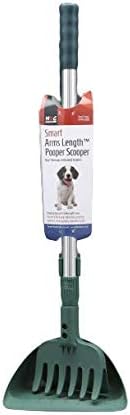 MDC Arms Length Pooper Scooper, Ideal for use on Grass or Paths for All Animal Waste Collection