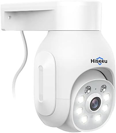 Hiseeu Security Camera Wireless Outdoor, 3MP 24/7 Recording Outdoor Camera