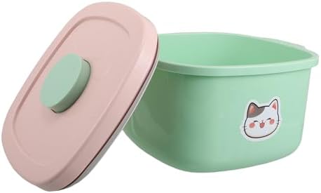 Pet Food Storage Bucket with Airtight Lid 5l Plastic Canister Vacuum Seal Moisture Proof for Dog Cat Food Home and Travel Use