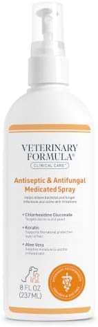 Veterinary Formula Clinical Care Antiseptic & Antifungal Spray, 8 fl oz | Helps Soothe Red, Scaly & Greasy Skin