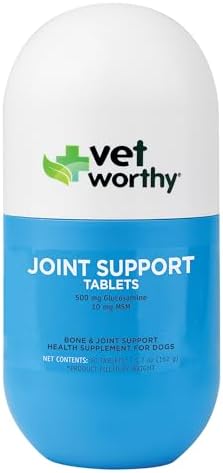 Vet Worthy Joint Support - Hip & Joint Tablets for Dogs - 90ct