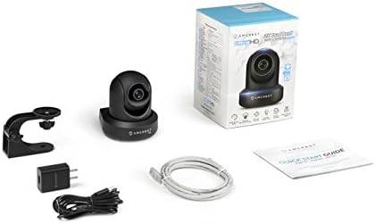 Amcrest UltraHD 2K (3MP/2304TVL) WiFi Video Security IP Camera with Pan/Tilt, Dual Band 5ghz/2.4ghz, Two-Way Audio, 3-Megapixel @ 20FPS, Wide 90° Viewing Angle and Night Vision IP3M-941B (Black)