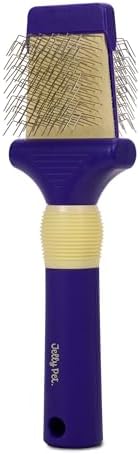 Jelly Pet Double Sided Dog Slicker Brush, Small, Purple
