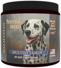 Dalmatian Multivitamins, 90 Count, Made in the USA with Real Bacon