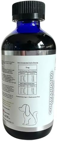 Companion60 Natural Hip and Joint Supplement for Dogs. Inflammation and Pain Relief. Digestion and Immune Support.