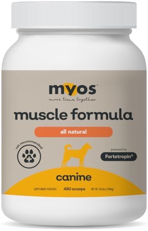 MYOS Canine Muscle Formula - All-Natural Dog Muscle Builder - 1440g